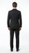 Men’s Black 2 Button Classic Vested Wedding Tuxedo with Satin Lapel and Matching Pants