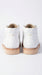 Los Altos Men’s White Caiman and Ostrich Skin Casual Sneakers, Exotic Leather Lace Up Shoes