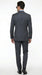 Men’s Charcoal Grey Double Breasted Wool Suit, Designer Formal Wedding Business Dress Suit Set