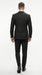 Men’s Black Double Breasted Wool Suit with Gold Buttons, Designer Formal Wedding Business Suit Set