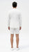 Men’s White Seersucker Suit with Shorts, Summer Wedding Beach Casual Mini Pinstripe Suit Set