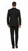 Men’s Black Double Breasted Tuxedo Suit with Jacket and Pants, Formal Wedding Prom Suit