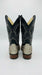 Men’s Natural Python Square Toe Boots, Exotic Western Cowboy Dress Boots
