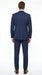 Men’s Teal Indigo Bright Blue Cobalt Pinstripe 3 Piece Suit, Formal Wedding Business Dress Suit