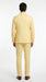 Men’s Yellow Seersucker 3 Piece Suit, 100% Cotton Summer Wedding Dress Suit