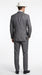 Men’s Grey 1920s Gangster Suit Package – Double-Breasted Suit with Untouchable Hat, Shirt and Tie