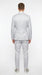 Men’s Silver Grey Shiny Paisley Graduation Suit, Formal Prom Wedding Dress Suit