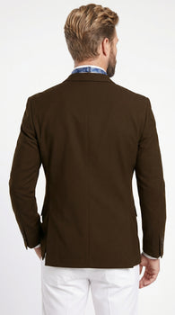 Men’s Brown 2 Button Wholesale Blazer, Dress Casual Sport Coat for Formal and Smart Casual Wear
