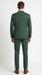 Men’s Hunter Green Great Gatsby Pinstripe 3 Piece Suit, 1920s Gangster Outfit