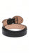 Men’s Black Genuine Ostrich Quill Belt, Exotic Leather Dress Belt for Formal and Western Wear