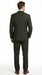 Men’s Dark Olive Green Suit, Classic Formal Dress Suit Clearance Sale