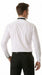 Men’s Max White Slim Fit Wing Tip Collar Pleated Tuxedo Shirt, Formal Dress Shirt