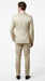 Men’s Tan Floral Shawl Lapel Tuxedo Set, Wedding and Prom Formal Suit