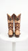 Men’s King Exotic Genuine Sharkskin Boots 3X Toe, Burnished Oryx Western Cowboy Boots 495V20911
