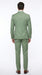 Rossiman Men’s Sage Green Double Breasted Suit with Gold Buttons, Slim Fit Lightweight Summer Suit