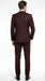 Men’s Brown Slim Fit 2 Piece Tuxedo with Satin Peak Lapel, Formal Wedding Prom Suit
