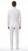 Men’s White Double Breasted Suit with Jacket and Pants, Formal Wedding Dress Suit