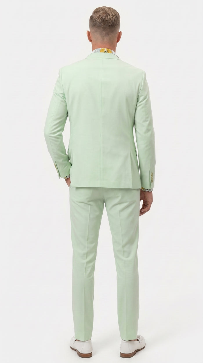 Men’s Mint Green Suit, Sage Green Summer Wedding and Prom Dress Suit