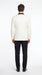 Men’s Ivory Wedding Suit with Black Satin Lapels – Groom Formal Suit Jacket and Pants