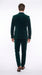 Men’s Rossi Man Zeus Emerald Green Velvet Double Breasted Tuxedo Suit, Formal Wedding Prom Dinner Suit