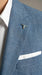 Men’s Light Blue Plaid Western Sport Coat, Business Casual Cowboy Blazer Jacket