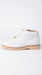 Los Altos Men’s White Caiman and Ostrich Skin Casual Sneakers, Exotic Leather Lace Up Shoes