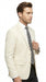 Men’s Ivory Cream Off White 2 Button Blazer, Formal Wedding Dinner Sport Coat Jacket