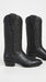 Men’s Los Altos Black Elk Leather J Toe Cowboy Boots, Handmade Western Dress Boots