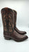 Los Altos Caiman Tail Cowboy Boots for Men – Faded Brown Pointed Toe Western Boots