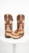 Men’s King Exotic Genuine Sharkskin Boots 3X Toe, Burnished Oryx Western Cowboy Boots 495V20911