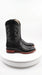 Men’s Black Caiman Square Toe Cowboy Boots, Exotic Western Dress Boots