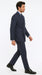 Men’s Kingsman Harrys Blue Pinstripe Double Breasted Suit, Formal Business Dress Suit
