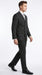 Men’s Black Double Breasted Bold Pinstripe Suit – Gangster Style Formal Dress Suit