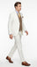 Men’s Off White Great Gatsby 3 Piece Suit, Vintage Wedding Prom Formal Vested Suit Set