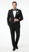 Groomsmen Package Deal Vest & Pants Slacks + Shirt & Tie Set (no Jacket) Black