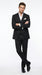 Men’s Black Scarface Inspired Suit with Classic Jacket and Pants, Formal Movie Style Dress Suit
