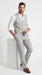Men’s Light Grey Linen Vest and Pants Set, Beach Wedding Summer Formal Outfit