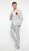Men’s Silver Grey Shiny Paisley Graduation Suit, Formal Prom Wedding Dress Suit