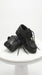 Men’s Los Altos Black Caiman Belly and Ostrich Casual Shoes, Exotic Leather Lace Up Sneakers