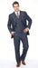 Men’s Blue Denim Zoot Suit with Long Jacket and Vest, Vintage Jeans Style Formal Outfit