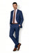 Men’s Ink Blue 2 Button Suit, Cobalt Midnight Blue Wedding and Business Dress Suit
