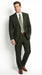 Men’s Dark Olive Green Suit, Classic Formal Dress Suit Clearance Sale