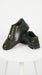 Men’s Los Altos Olive Green Ostrich Leg Sneaker, Exotic Leather Casual Dress Shoe