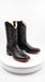 Men’s Black Caiman Square Toe Cowboy Boots, Exotic Western Dress Boots