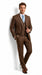 Elegant Men's Chocolate Dark Brown 3 ~ Three Piece  Business Suits Clearance Sale Available in 2 or 3 Buttons Style Regular