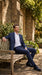 Tiglio Italian Suit - Real Wool Men’s Tiglio Novello Navy Blue Super 150’s Wool Suit, Italian Wool Modern Fit Business Wedding Suit SetSuper 150's Novello Navy Blue , Modern Fit, Pure Wool Suit in Color Navy Blue
