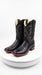 Men’s Black Caiman Square Toe Cowboy Boots, Exotic Western Dress Boots