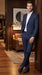 Tiglio Italian Suit - Real Wool Men’s Tiglio Novello Navy Blue Super 150’s Wool Suit, Italian Wool Modern Fit Business Wedding Suit SetSuper 150's Novello Navy Blue , Modern Fit, Pure Wool Suit in Color Navy Blue