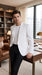 Men’s White Dinner Jacket with Shawl Lapel, Formal Wedding Prom Tuxedo Blazer