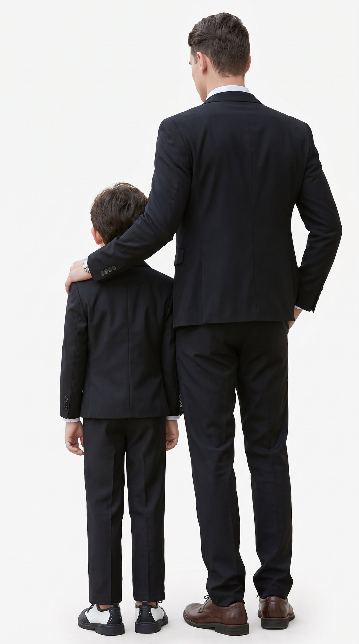 Dad And Son Black Matching wedding outfit Suits Perfect for toddler Suits wedding attire outfits